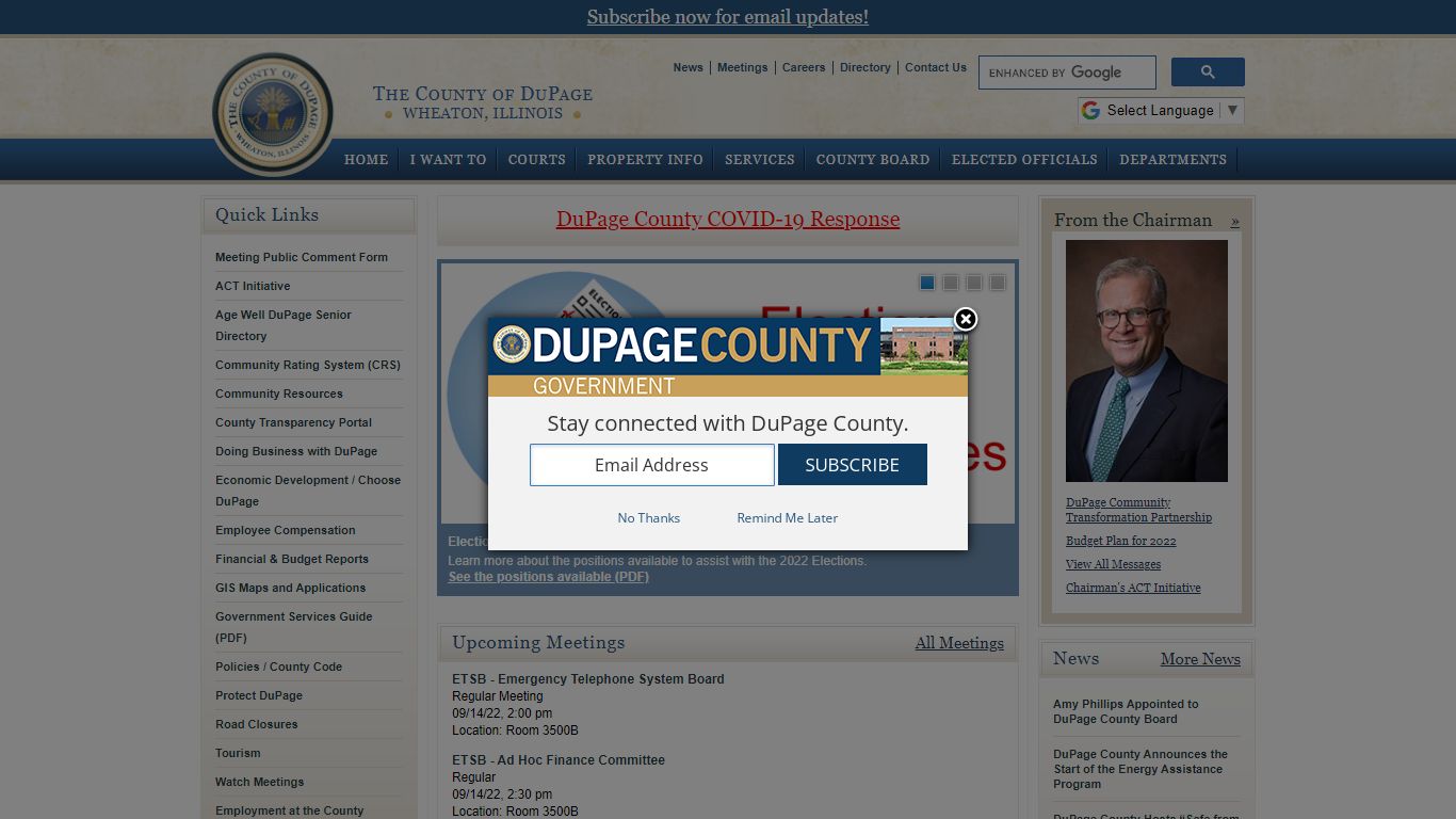 DuPage County IL – County Clerk Home